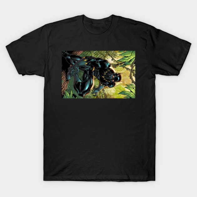 BLACK PANTHER TAPESTRY T-Shirt by AnthonyFigaro1